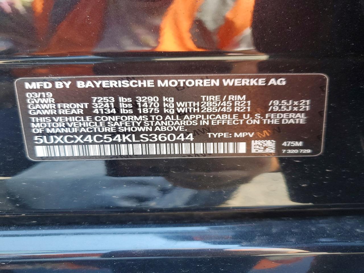 2019 BMW X7 xDrive50I - zdjęcie 14