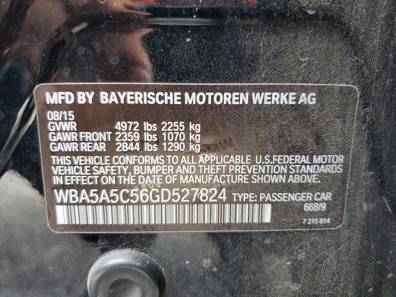 2016 BMW 528 I - zdjęcie 12
