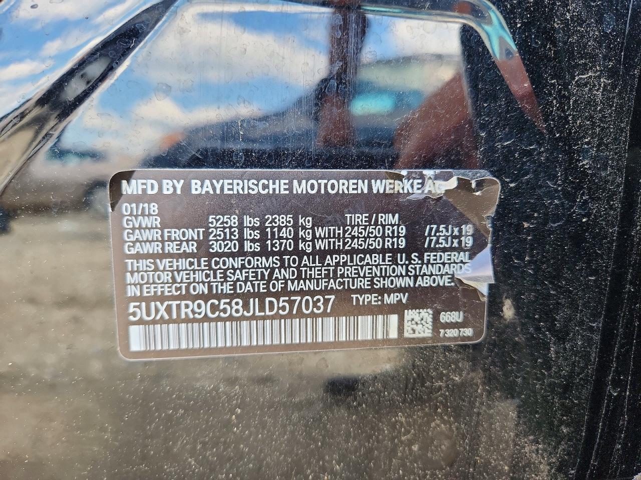 2018 BMW X3 xDrive30I - zdjęcie 13