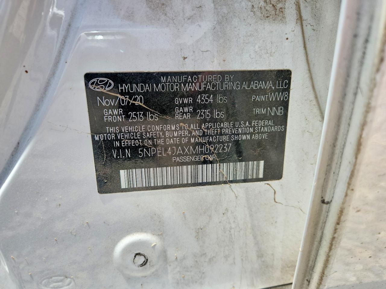 2021 Hyundai Sonata Sel - zdjęcie 12