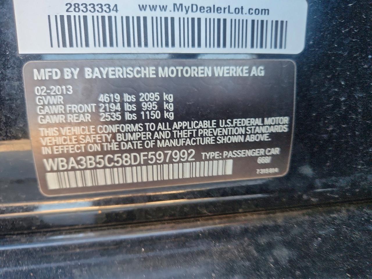 2013 BMW 328 Xi Sulev - zdjęcie 12