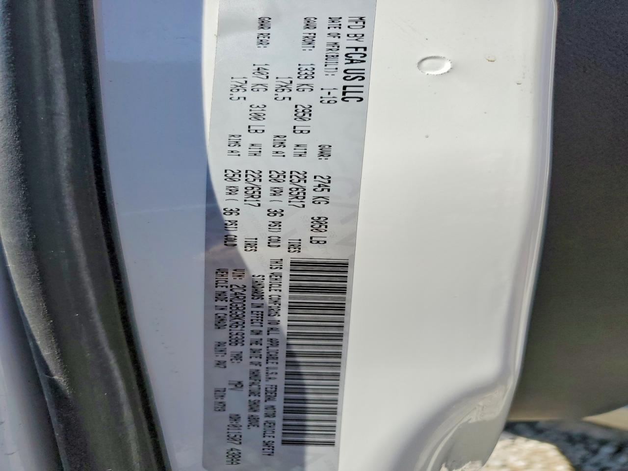 2019 Dodge Grand Caravan Se - zdjęcie 14