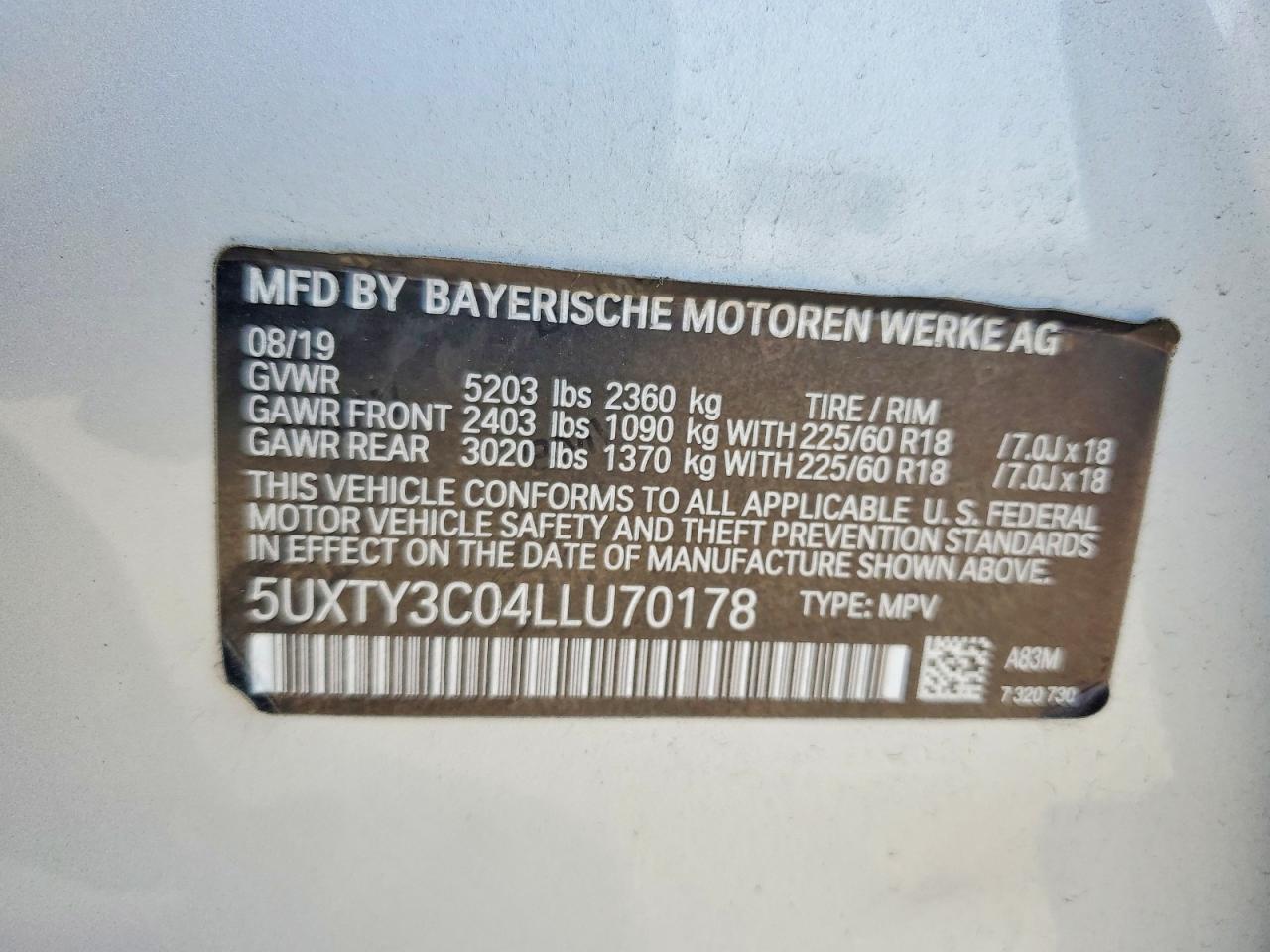 2020 BMW X3 Sdrive30I - zdjęcie 13