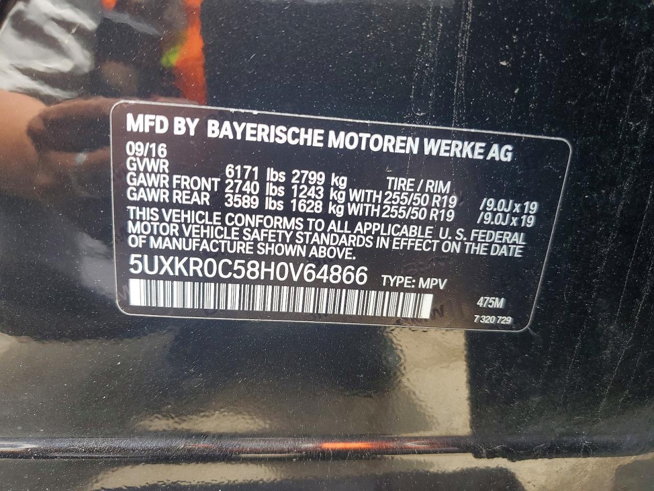 2017 BMW X5 xDrive35I - zdjęcie 13
