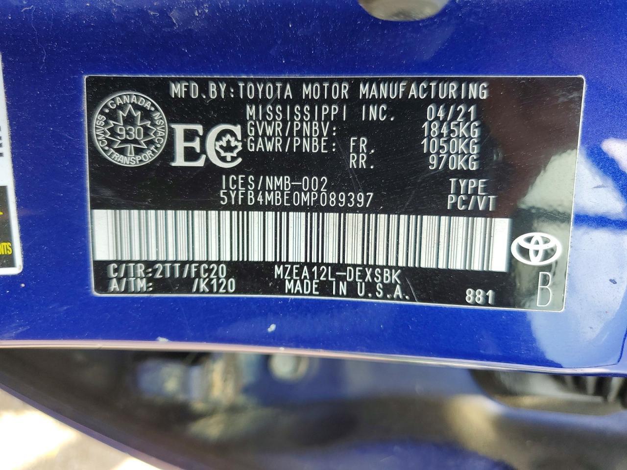 2021 Toyota Corolla Se - zdjęcie 13