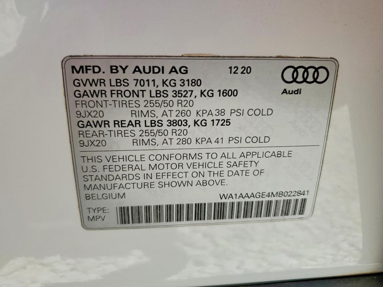 2021 Audi E-Tron Premium - zdjęcie 14