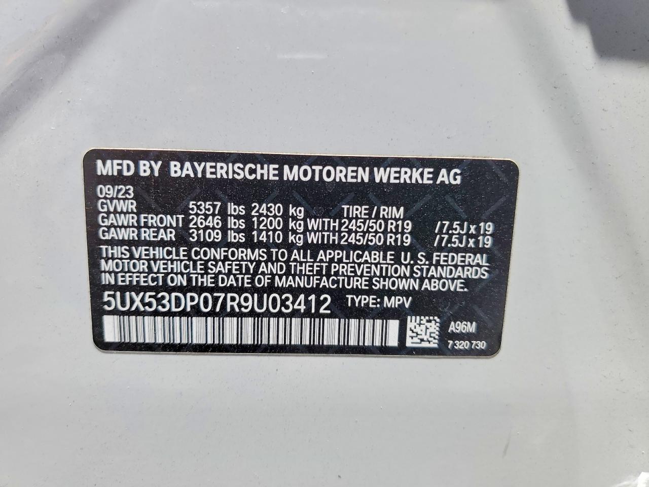 2024 BMW X3 xDrive30I - zdjęcie 14