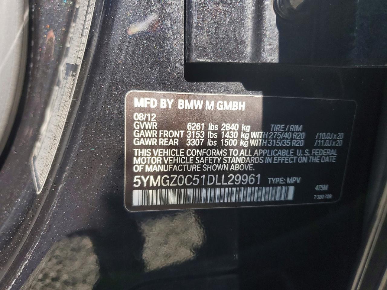 2013 BMW X6 M - zdjęcie 12
