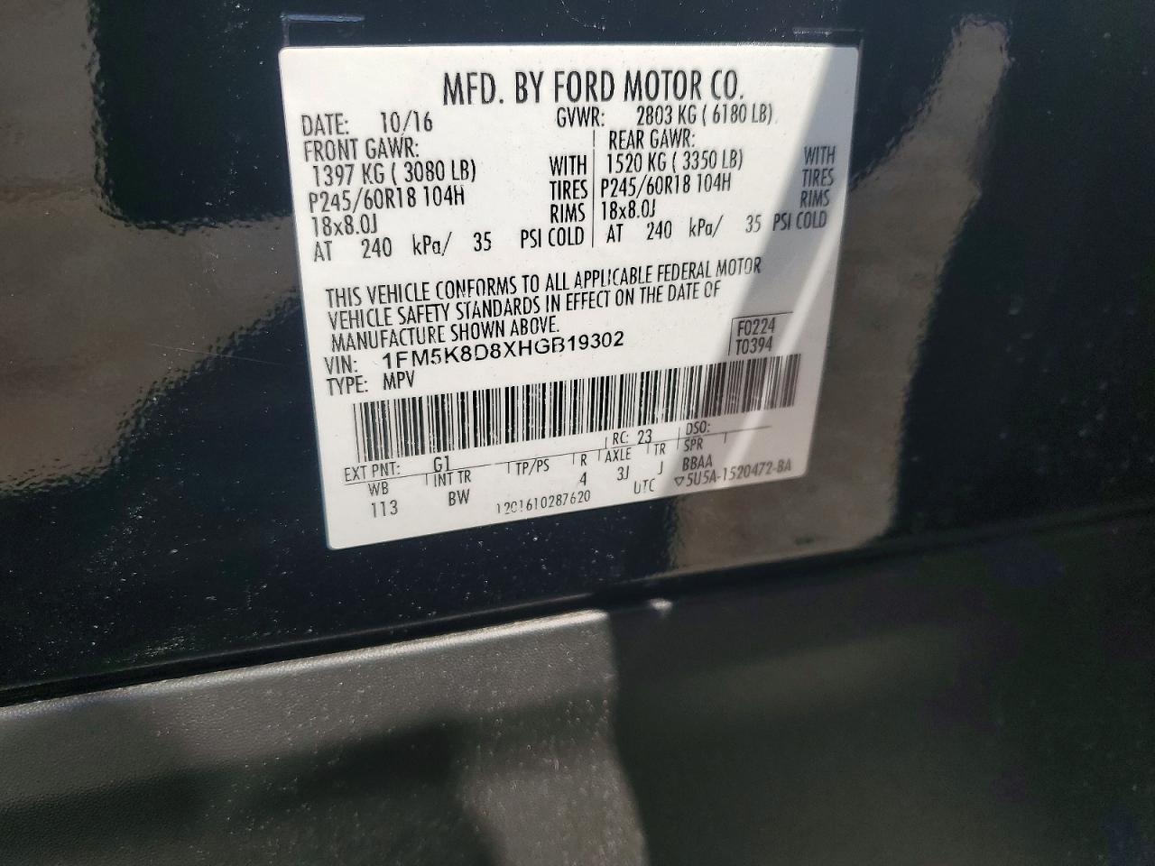 2017 Ford Explorer Xlt - zdjęcie 13