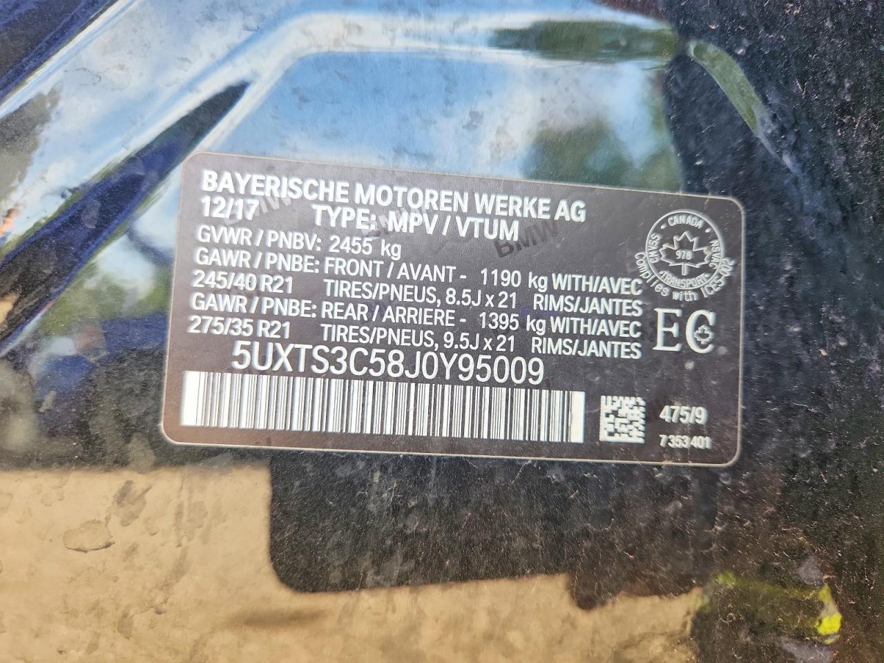 2018 BMW X3 xDrivem40I - zdjęcie 13