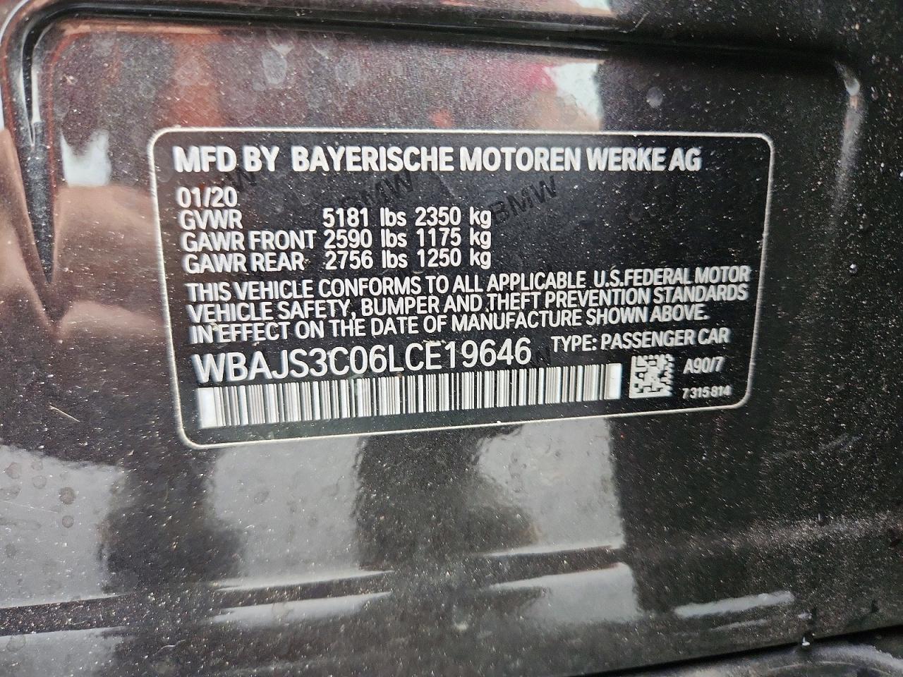 2020 BMW Seria 5 540i - zdjęcie 12