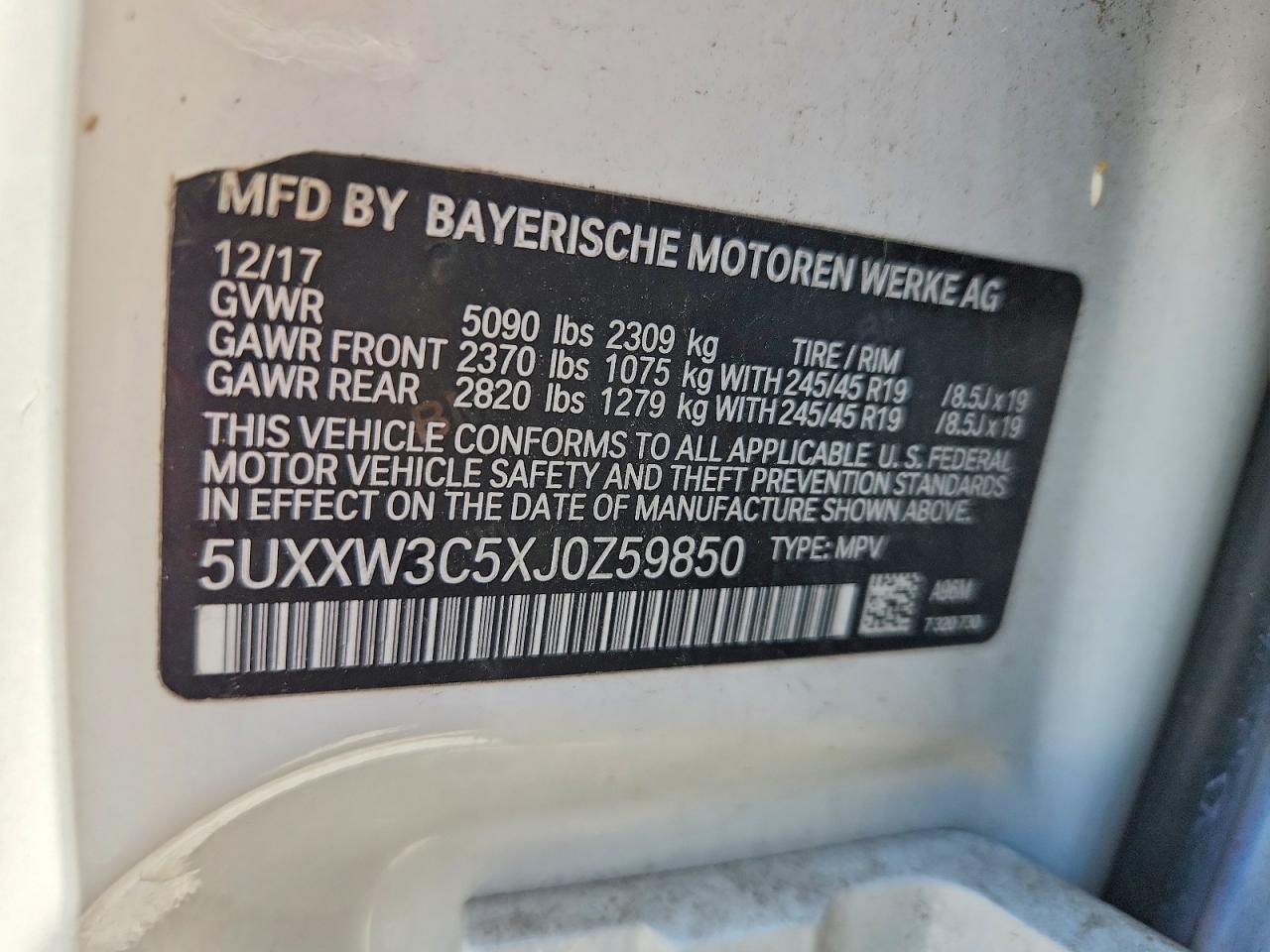 2018 BMW X4 xDrive28I - zdjęcie 13