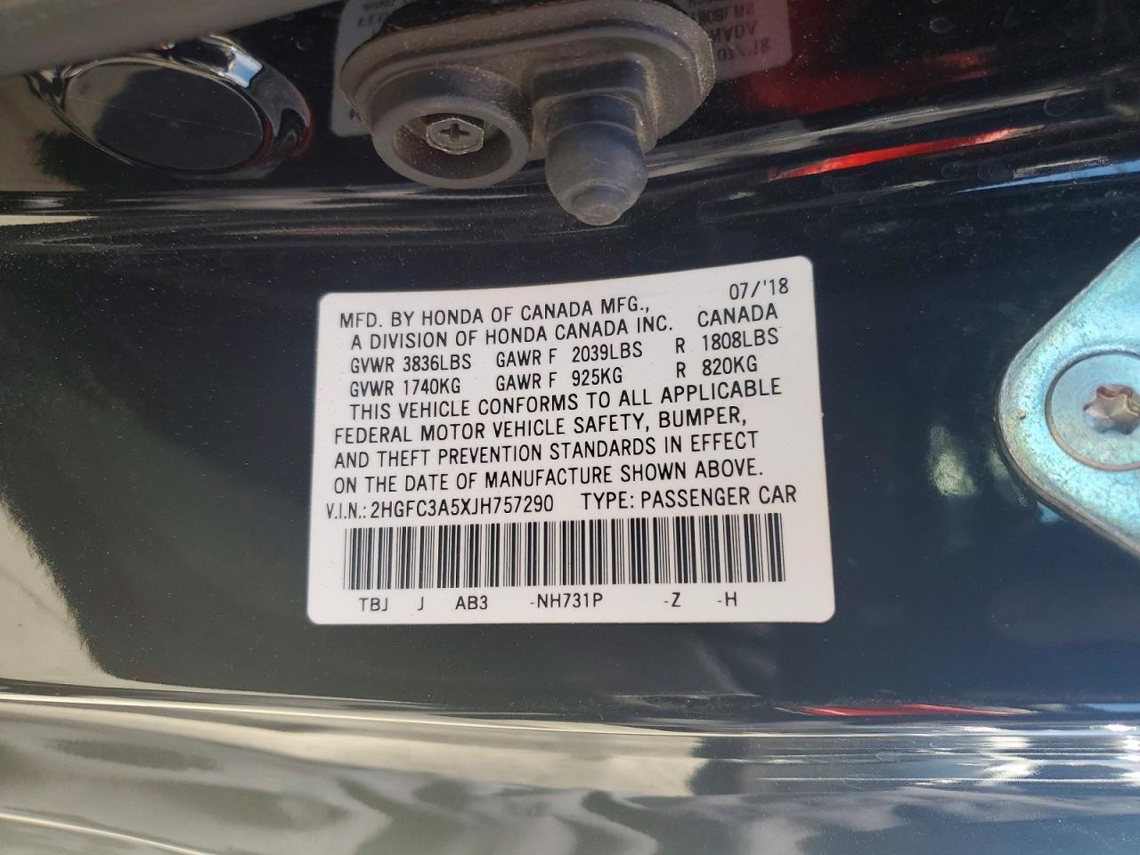 2018 Honda Civic Si - zdjęcie 12