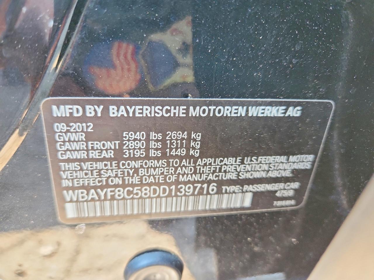2013 BMW 750 Lxi - zdjęcie 12