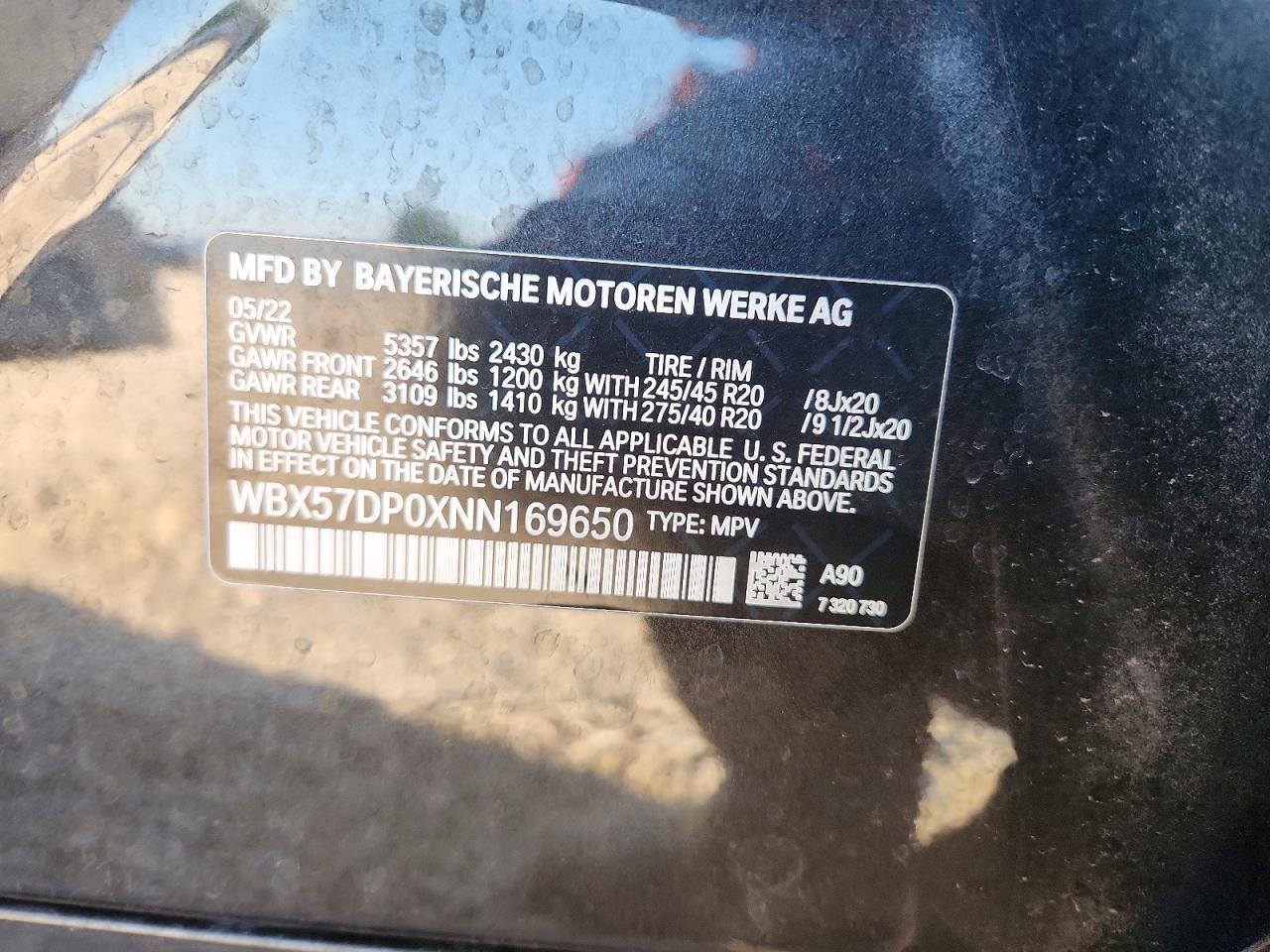 2022 BMW X3 xDrive30I - zdjęcie 12