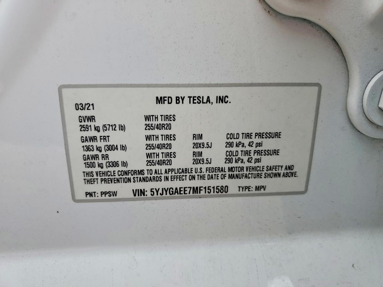 2021 Tesla Model Y - zdjęcie 13