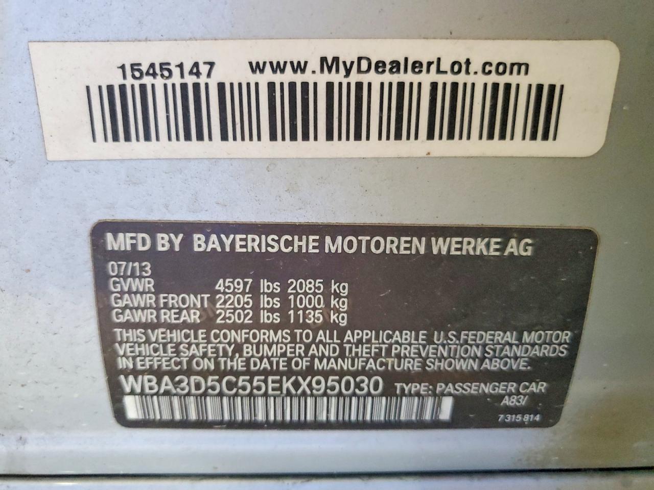 2014 BMW 328 D xDrive - zdjęcie 12