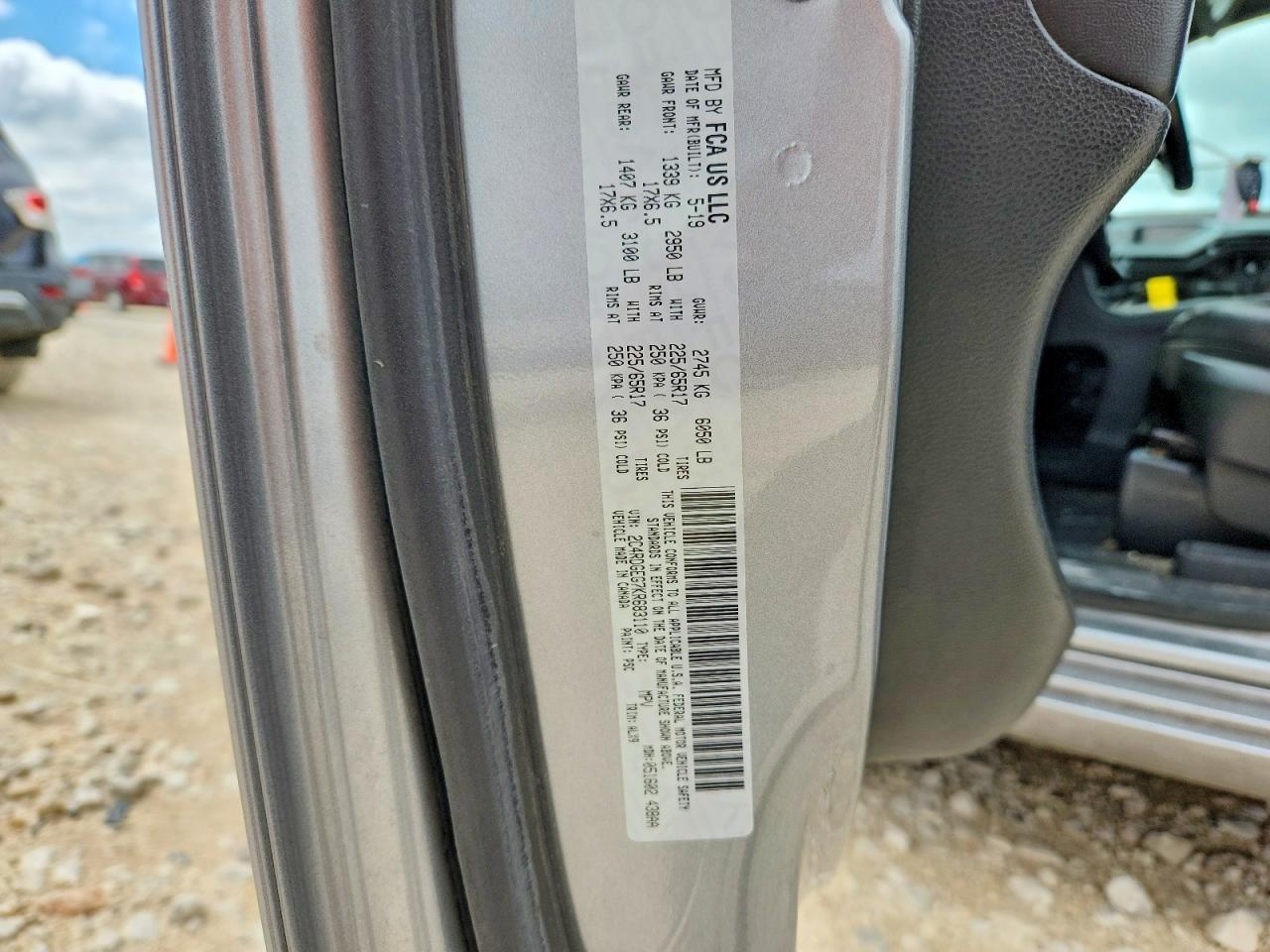 2019 Dodge Grand Caravan Gt - zdjęcie 14