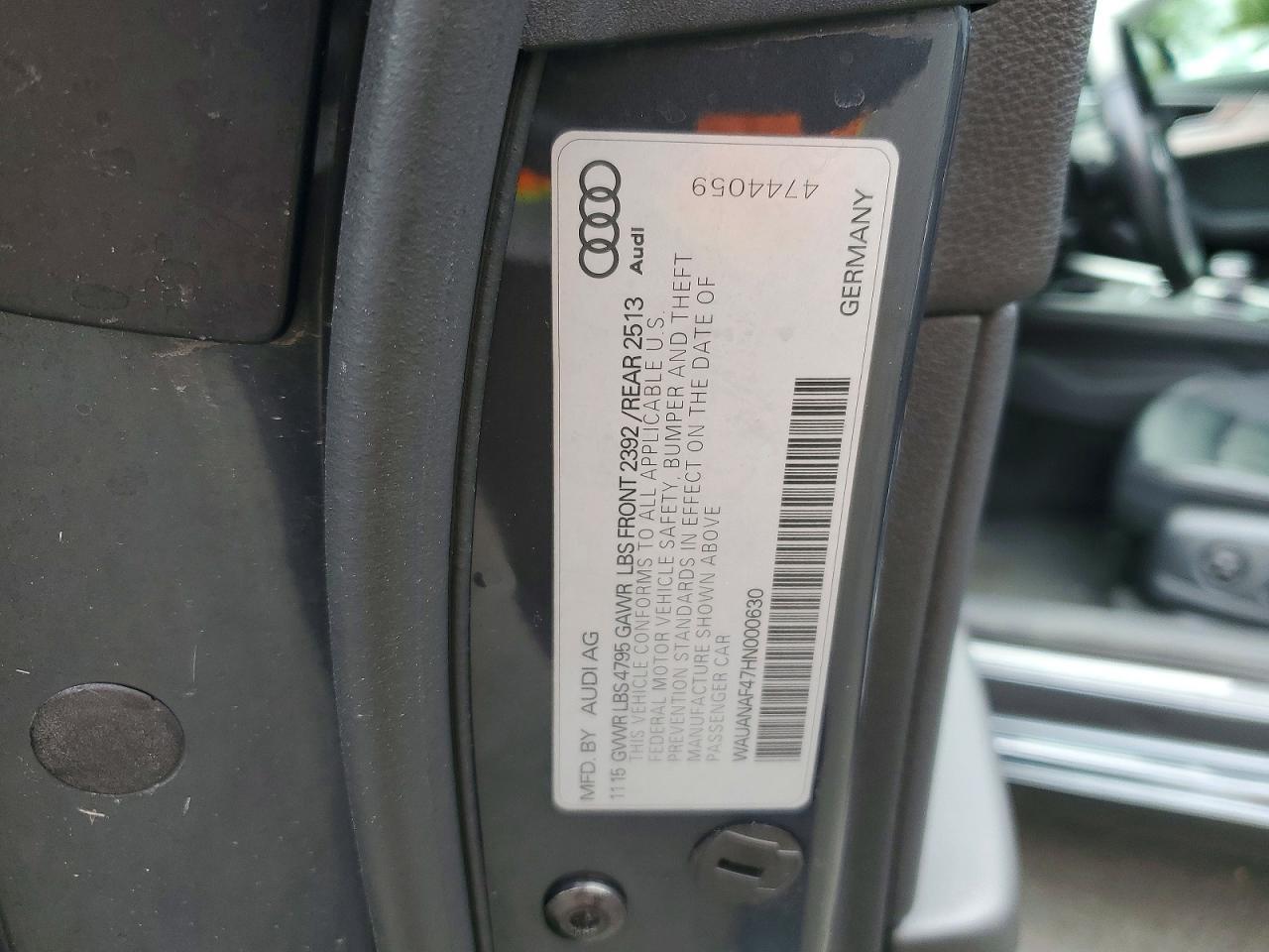 2017 Audi A4 Premium - zdjęcie 12