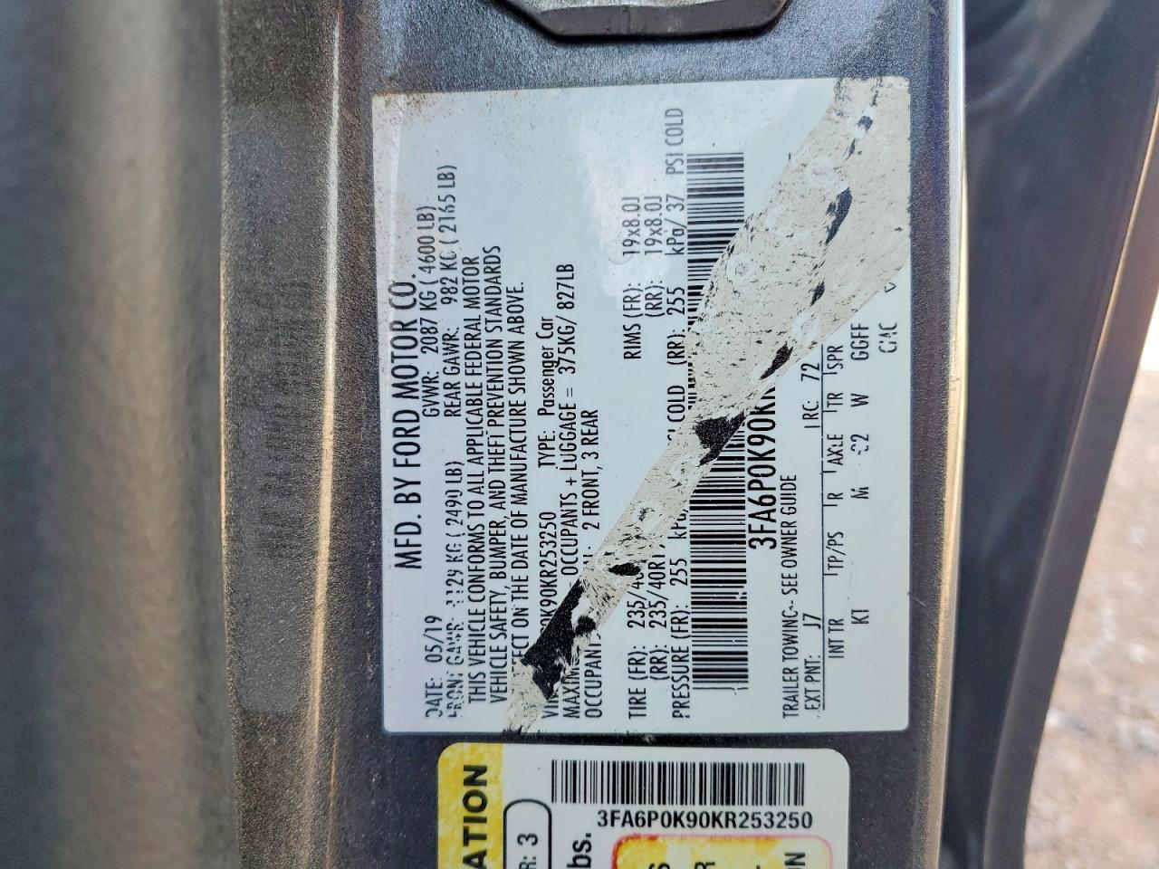 2019 Ford Fusion Titanium - zdjęcie 12