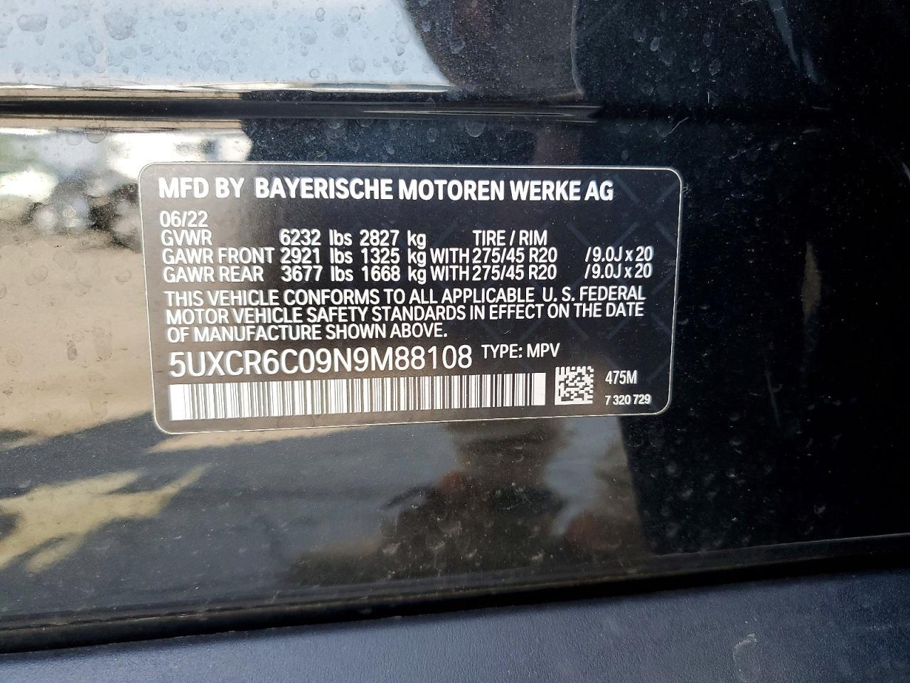 2022 BMW X5 xDrive40I - zdjęcie 13