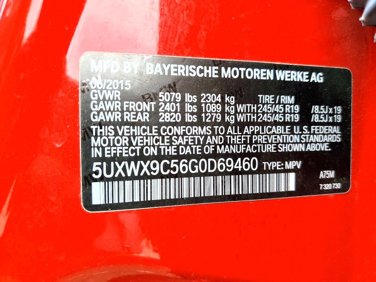 2016 BMW X3 xDrive28I - zdjęcie 13