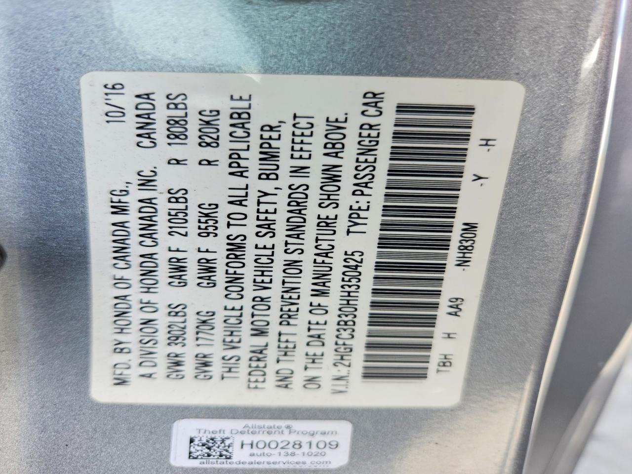 2017 Honda Civic Ex - zdjęcie 13