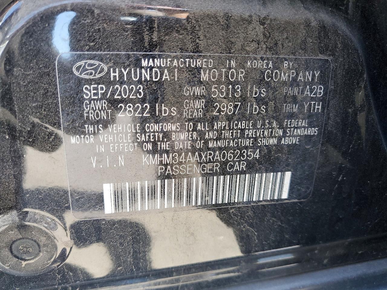 2024 Hyundai Ioniq 6 Sel - zdjęcie 12