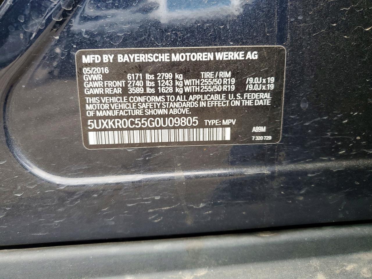 2016 BMW X5 xDrive35I - zdjęcie 12