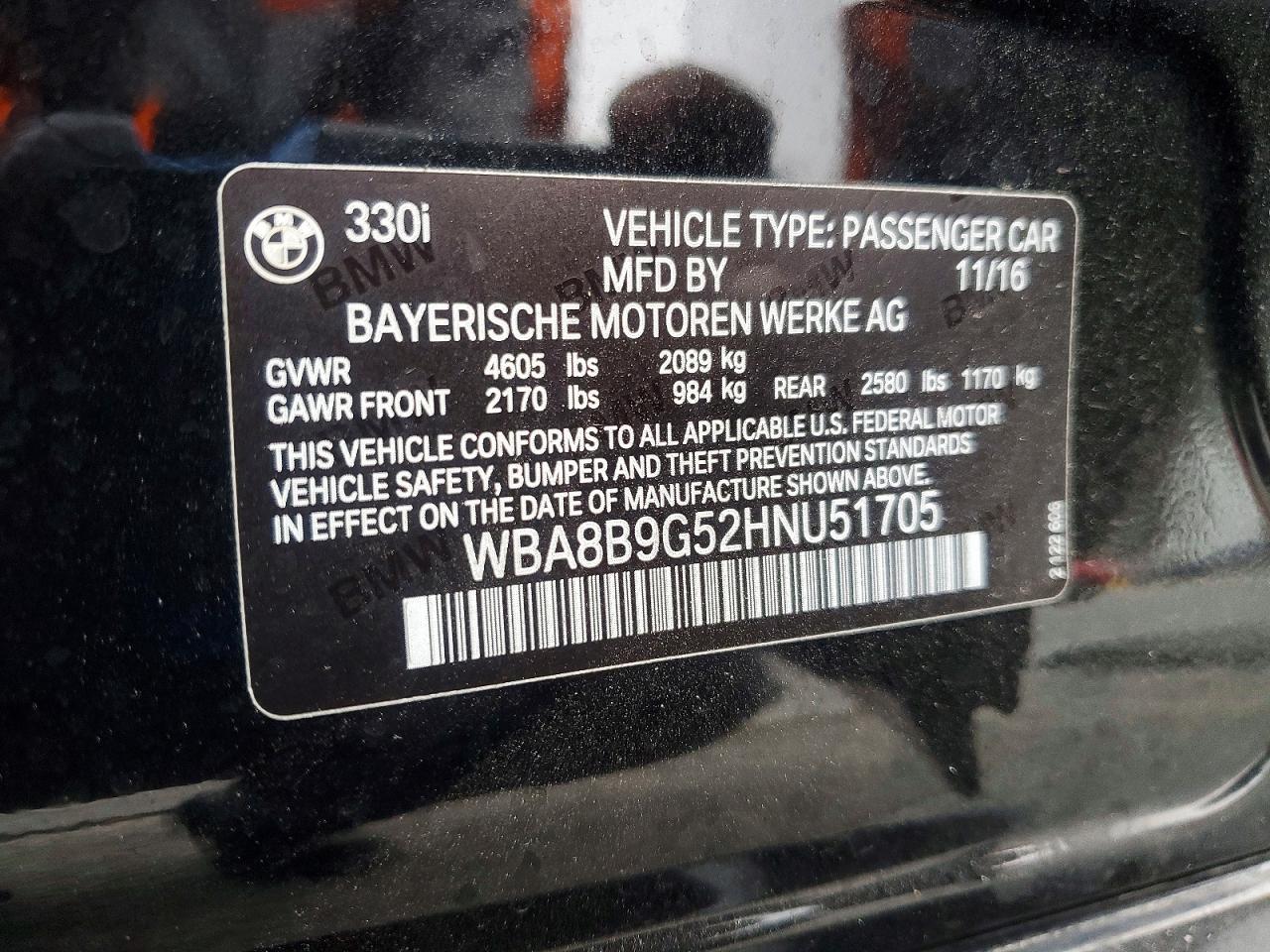 2017 BMW 330 I - zdjęcie 12