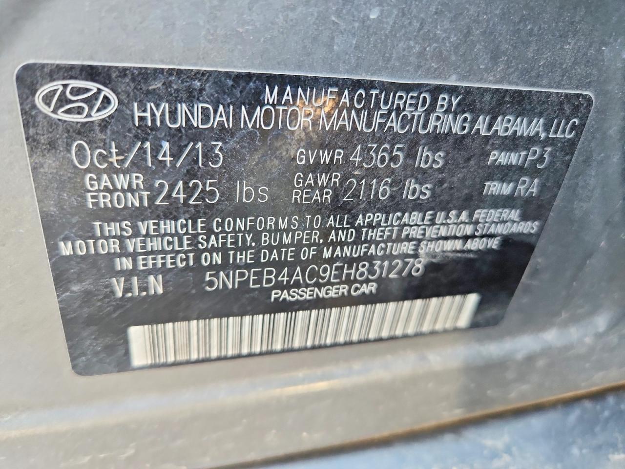 2014 Hyundai Sonata Gls - zdjęcie 13