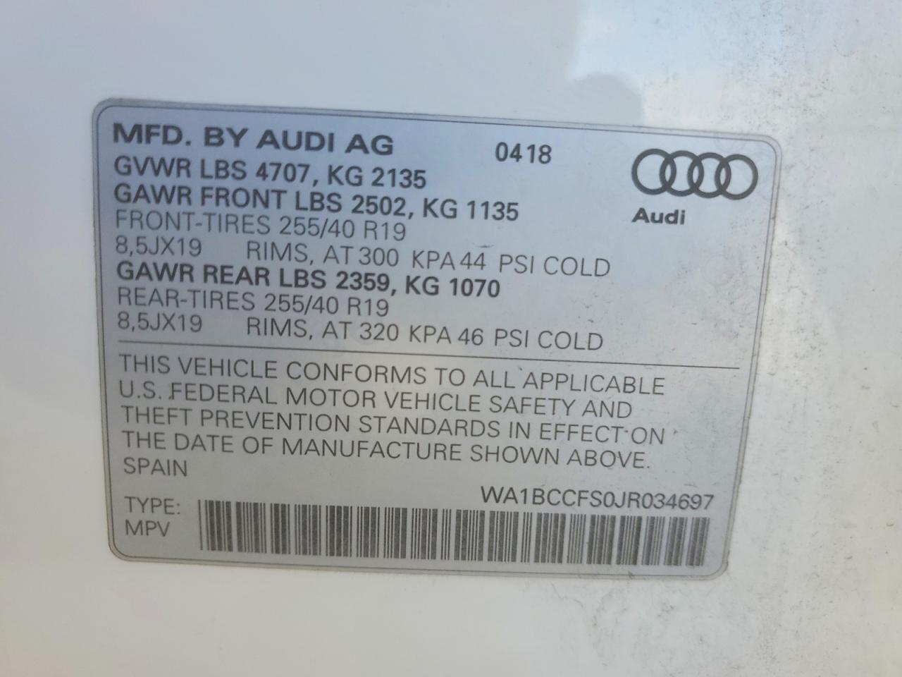 2018 Audi Q3 Premium - zdjęcie 14