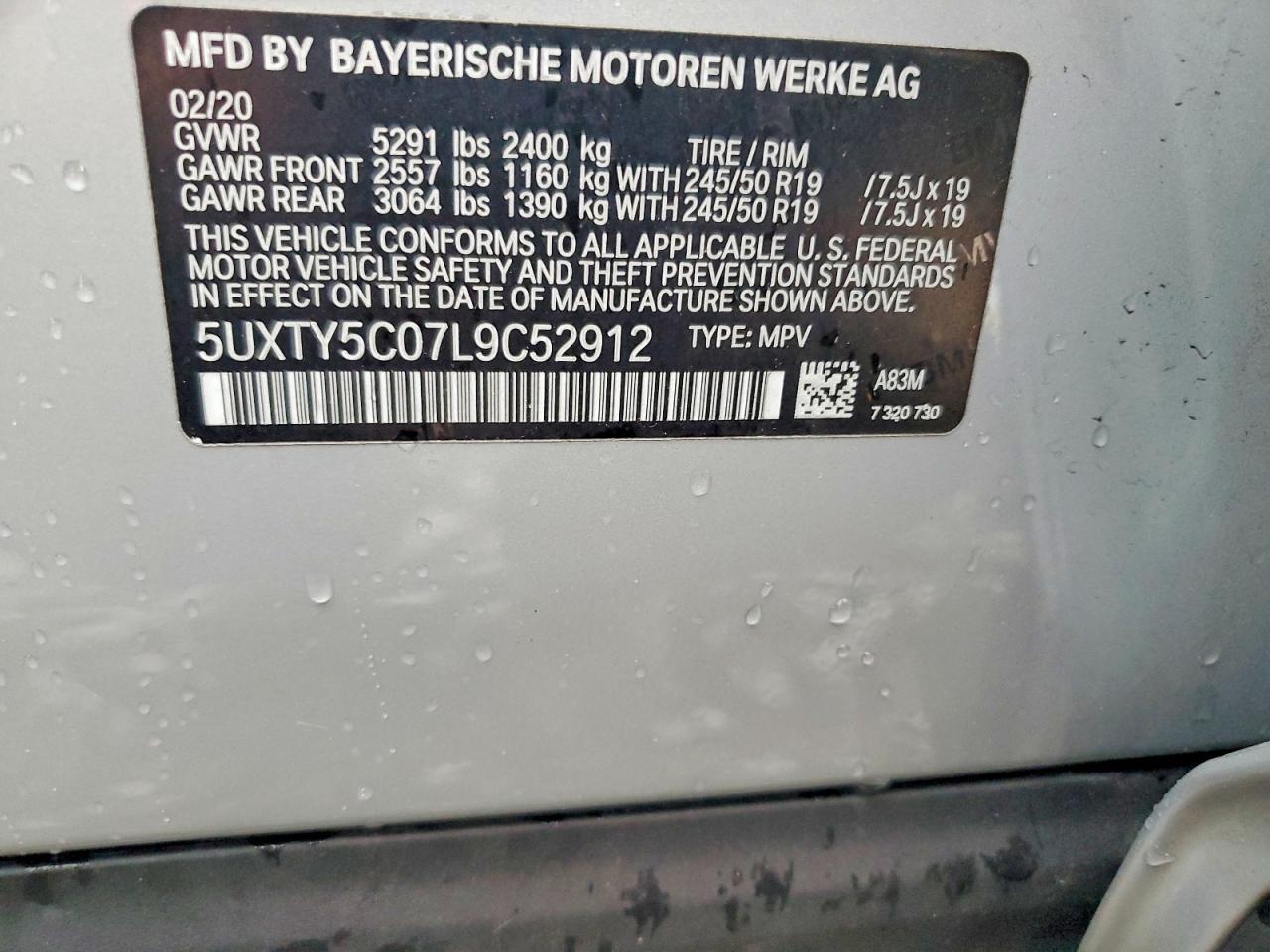 2020 BMW X3 xDrive30I - zdjęcie 13
