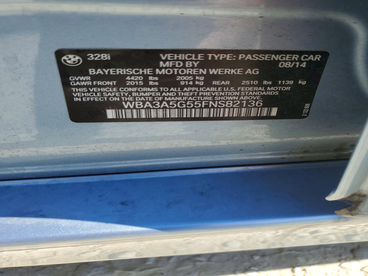 2015 BMW 328 I - zdjęcie 13