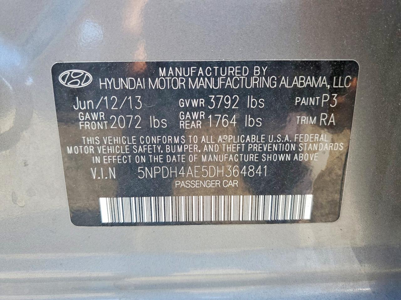 2013 Hyundai Elantra Gls - zdjęcie 12