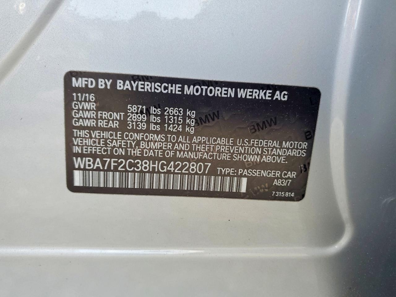 2017 BMW Seria 7 B7 - zdjęcie 13