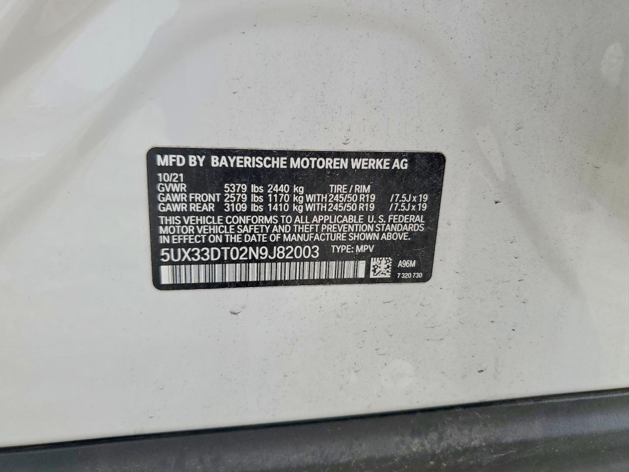 2022 BMW X4 xDrive30I - zdjęcie 13