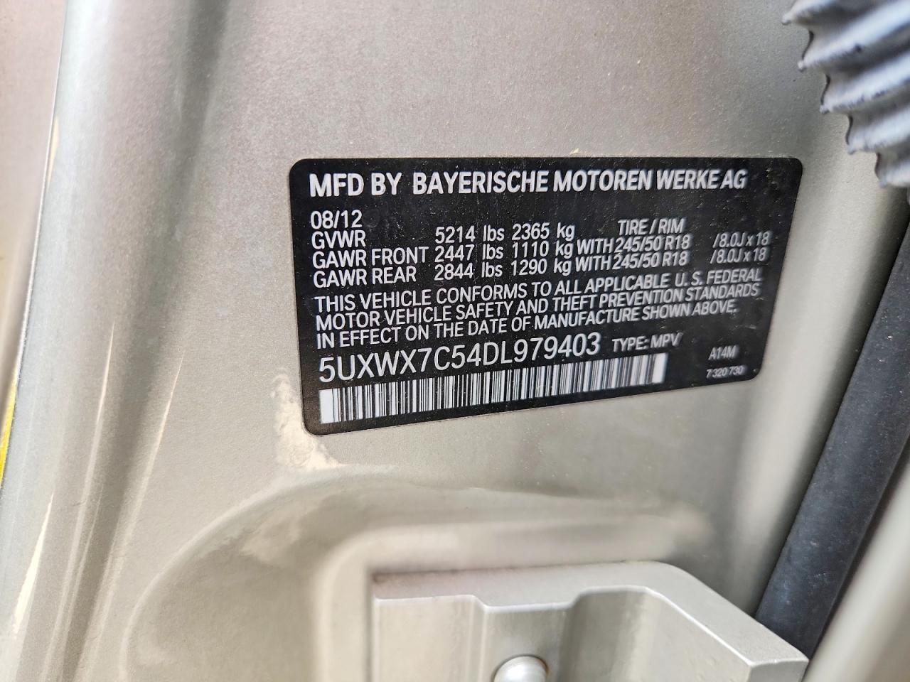 2013 BMW X3 xDrive35I - zdjęcie 13