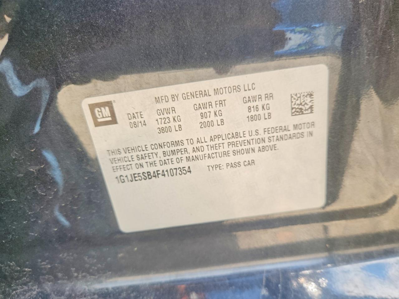 2015 Chevrolet Sonic Ltz - zdjęcie 12