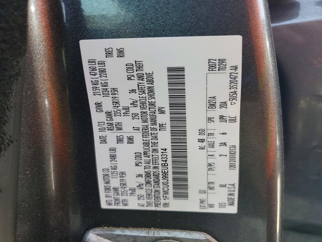 2014 Ford Escape Titanium - zdjęcie 13