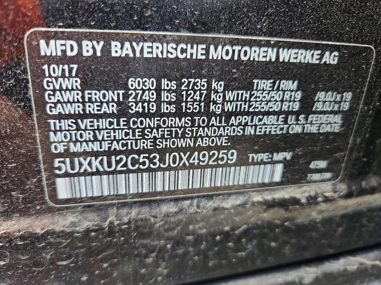 2018 BMW X6 xDrive35I - zdjęcie 14