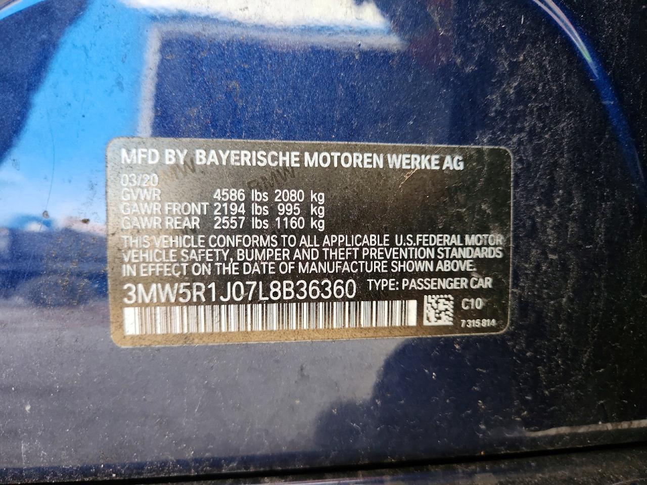 2020 BMW 330I - zdjęcie 12