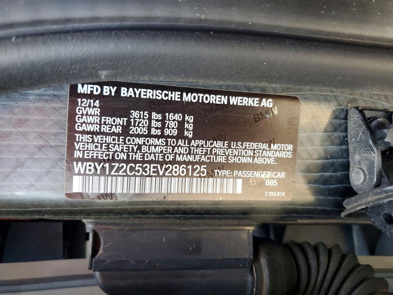 2014 BMW I3 Bev - zdjęcie 12