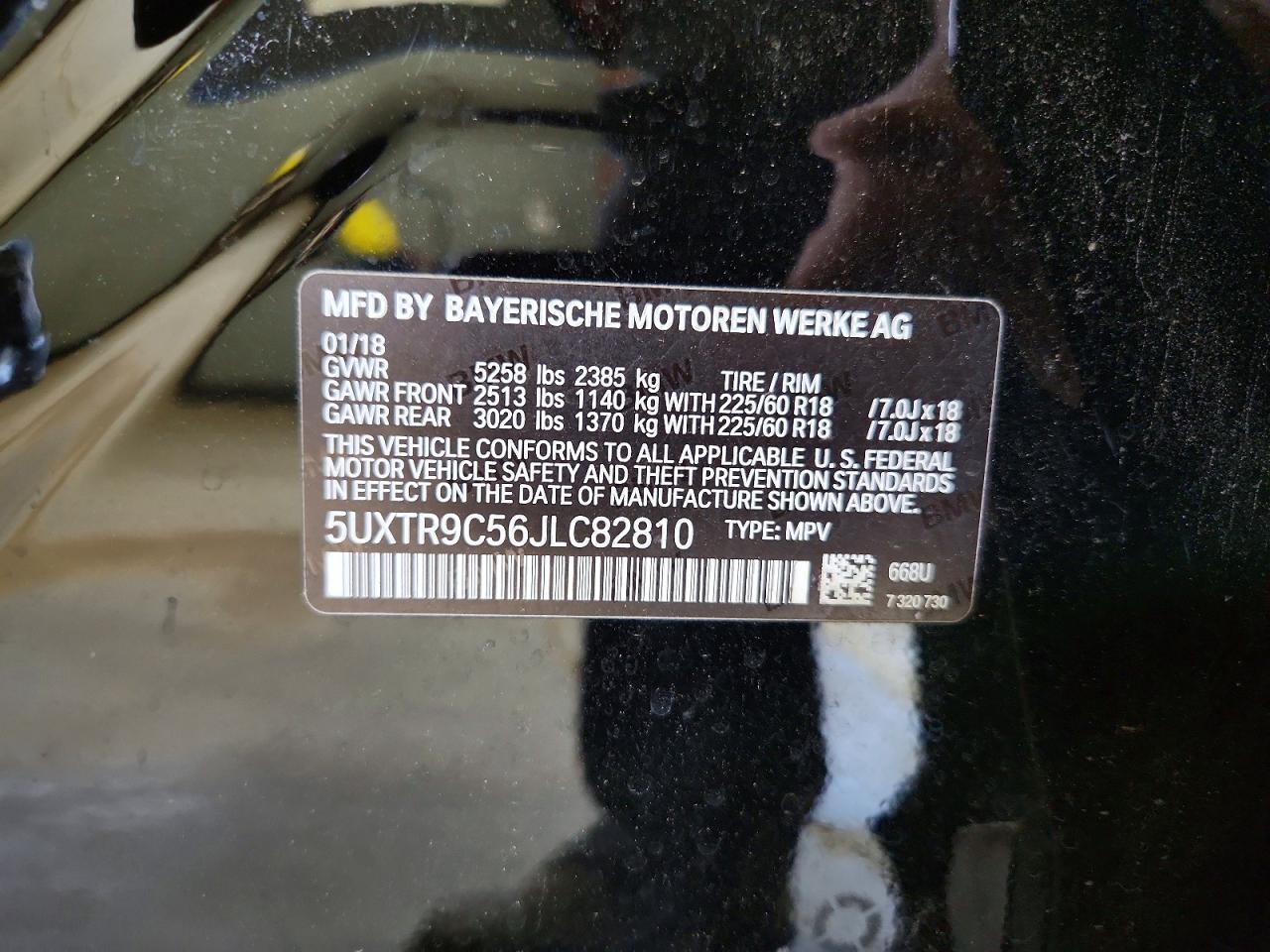 2018 BMW X3 xDrive30I - zdjęcie 13