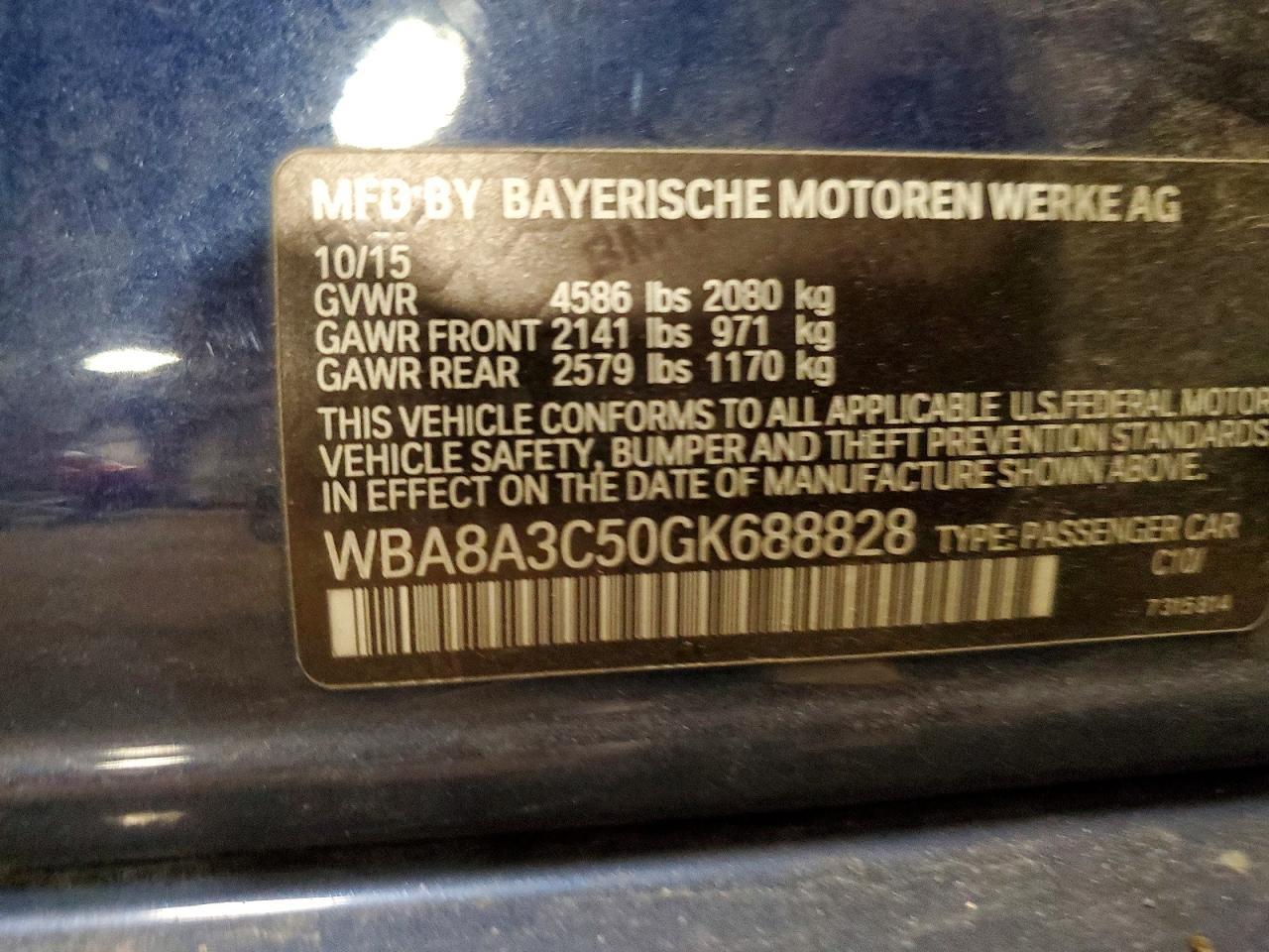 2016 BMW 320 Xi - zdjęcie 12