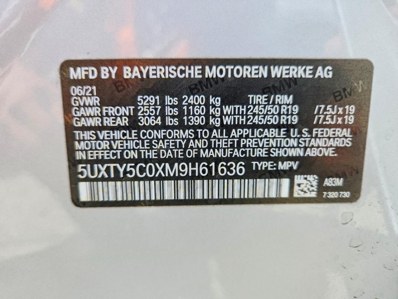 2021 BMW X3 xDrive30I - zdjęcie 13