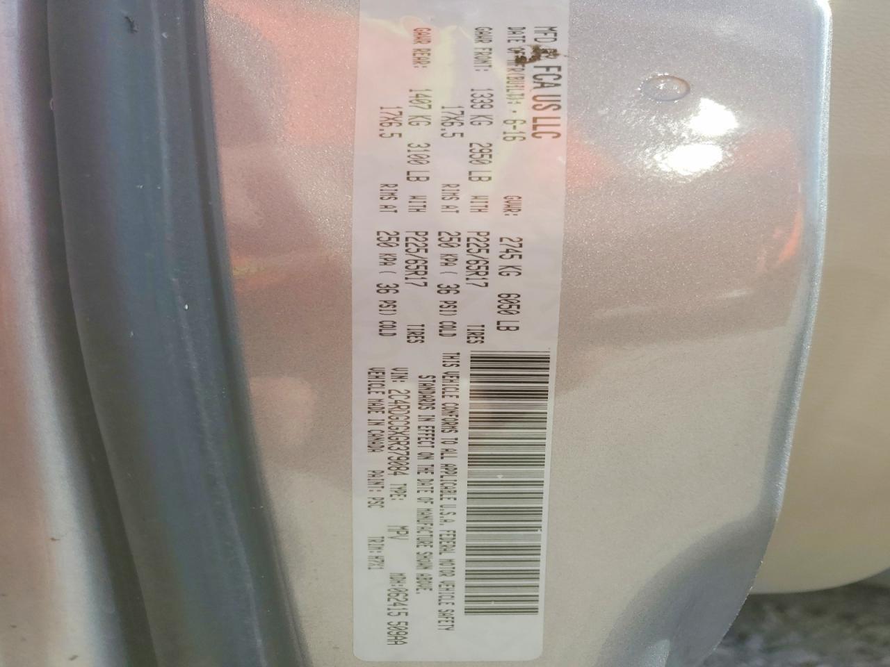 2016 Dodge Grand Caravan Sxt - zdjęcie 14