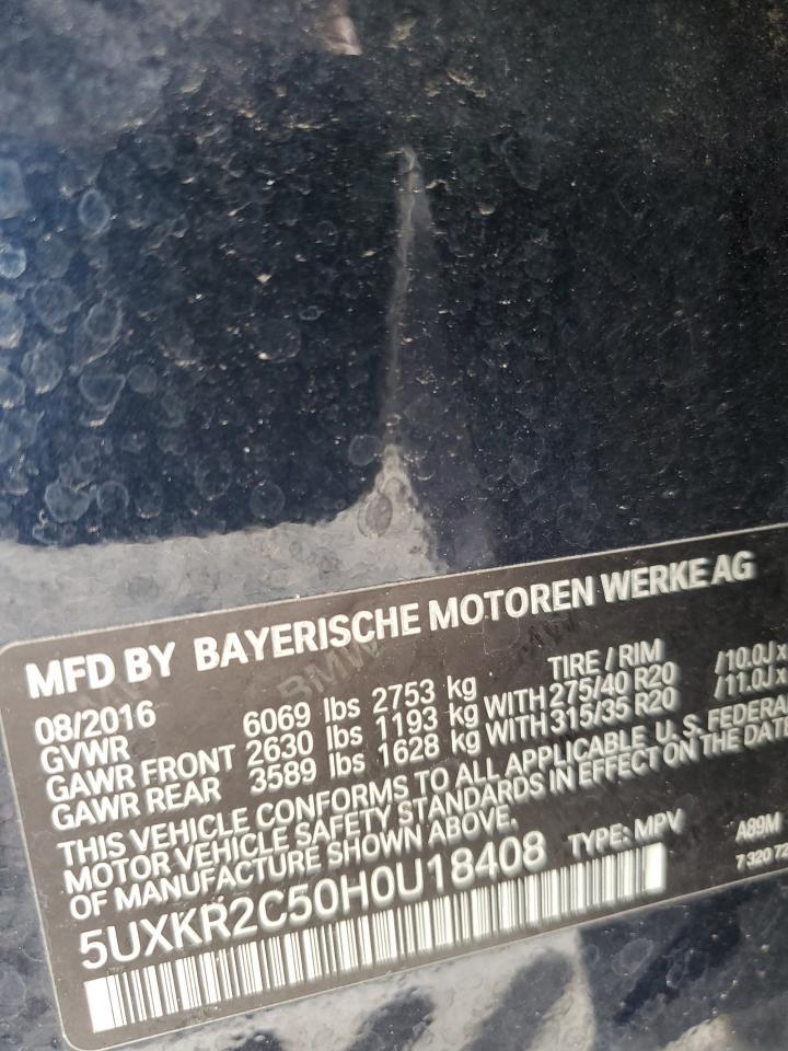 2017 BMW X5 Sdrive35I - zdjęcie 14