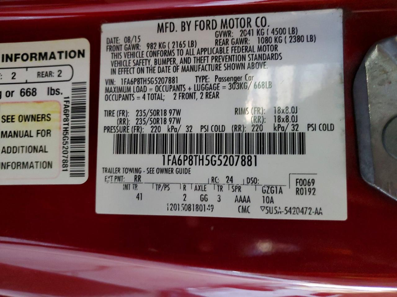 2016 Ford Mustang - zdjęcie 12