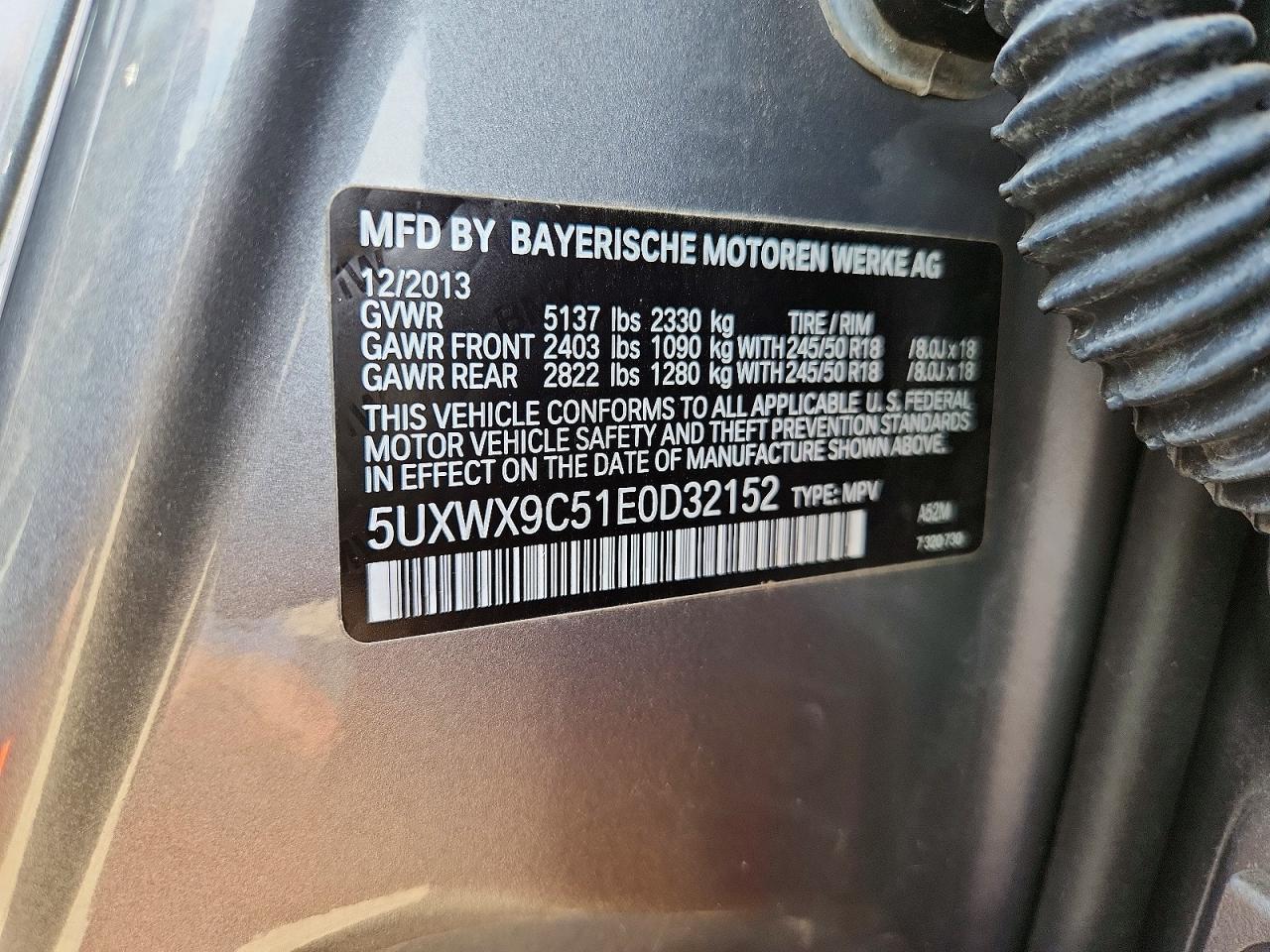2014 BMW X3 xDrive28I - zdjęcie 13